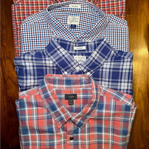 J Crew 8 pack of button-up shirts - Picture 2 of 3